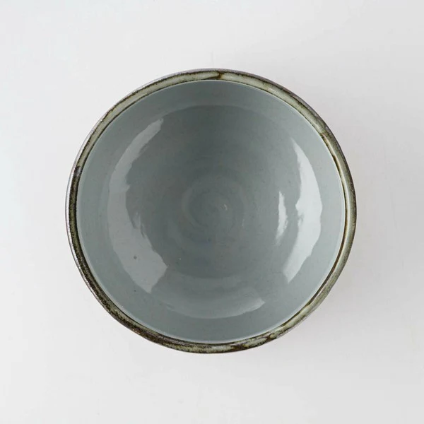 Carp in Waves Pattern Matcha Bowl in Wooden Gift Box - Image 3
