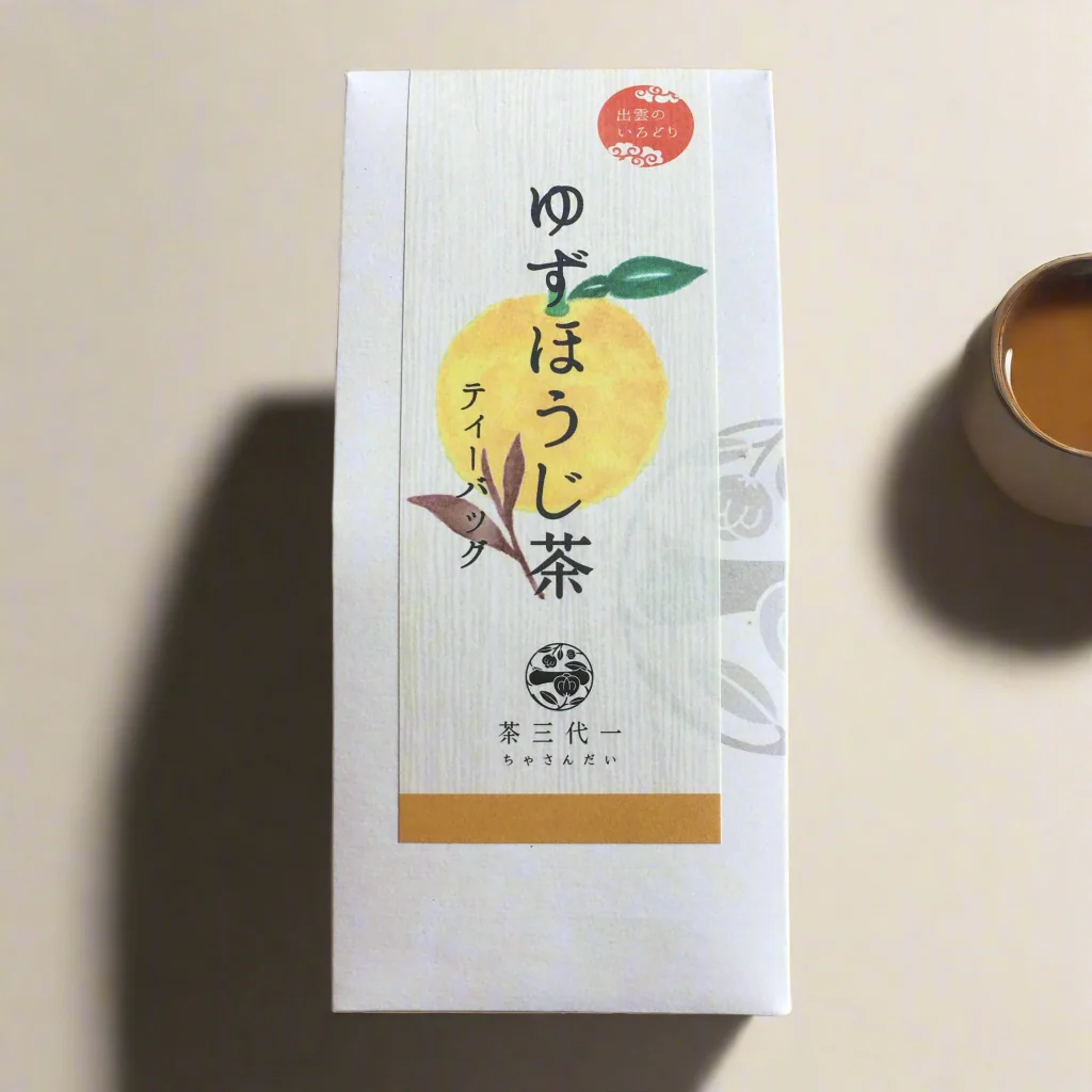 #0976.SX Chasandai: Yuzu Hojicha - Citrus flavored Hojicha Tea Bags (3g x 6 tea bags)