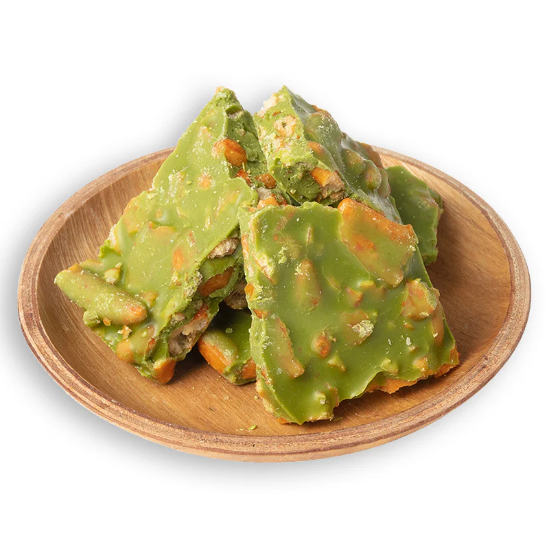 Edogoshiya Ikimachi Chocolate - Matcha with Kakinotane Crackers 80198 粋町しょこら 抹茶に柿の種 - Image 2