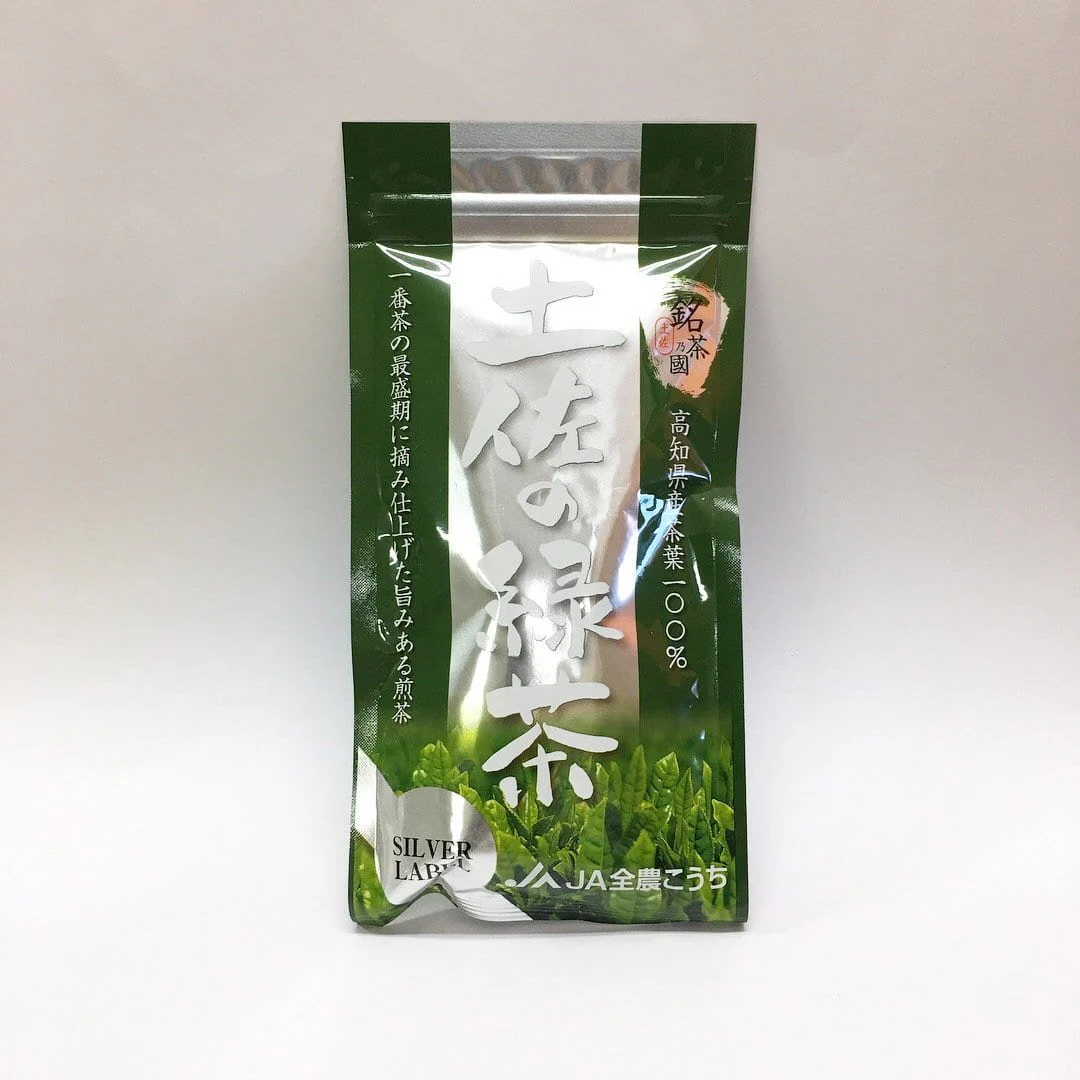 #0343.K4 JA Kochi: Tosa green tea, Silver label