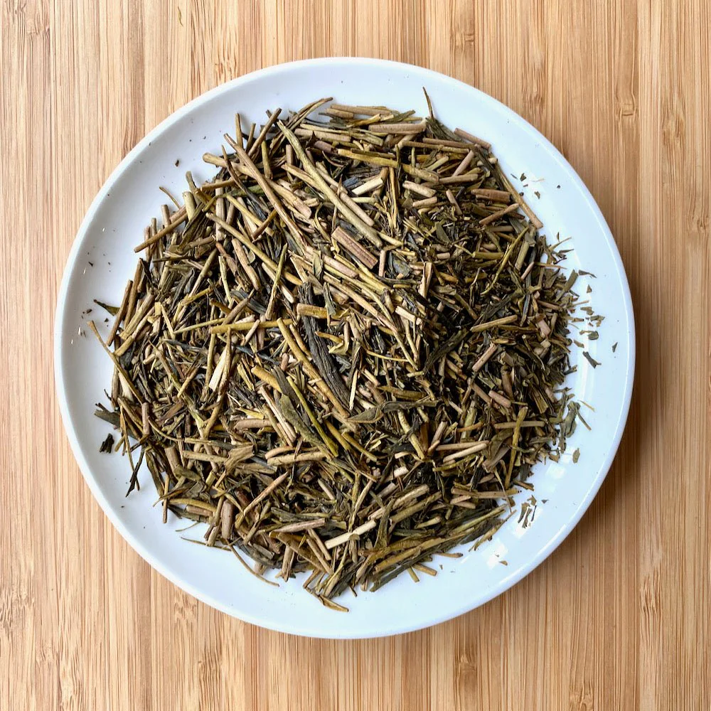 #0169.S5 Kiyosawa Tea Gardens: Shizuoka Spring Kukihojicha Light Roasted Green Tea Leaf Stems by Farmer Kajiyama Yukako - Image 2
