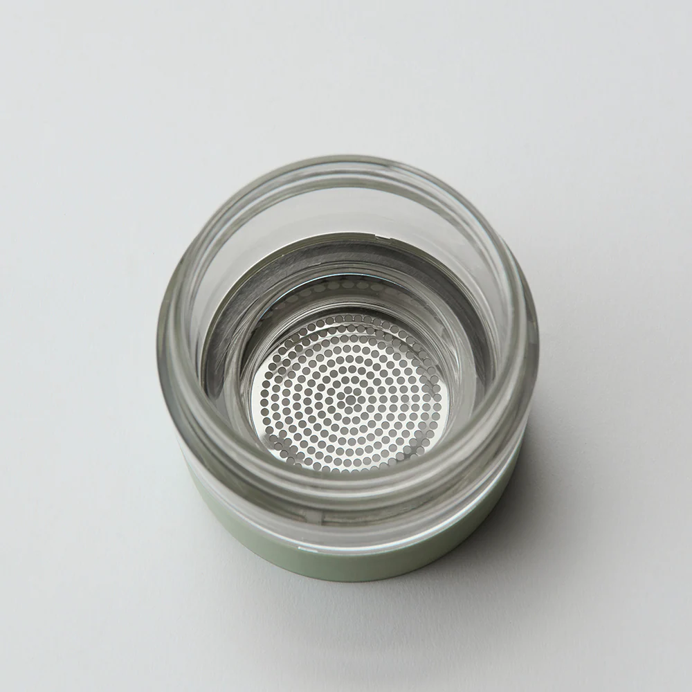 Lalaluctus Tea Bottle - Stainless Steel Tumbler with Tea Strainer - Cream White - 400 ml - Image 7