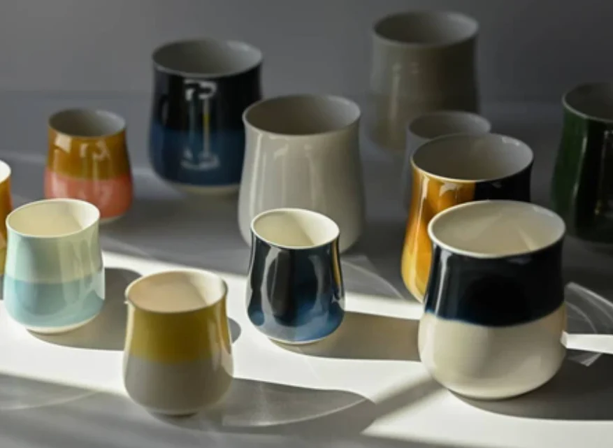 Miyama Minoyaki Oval Cup (Off White) ポット(クリームホワイト) - Image 4