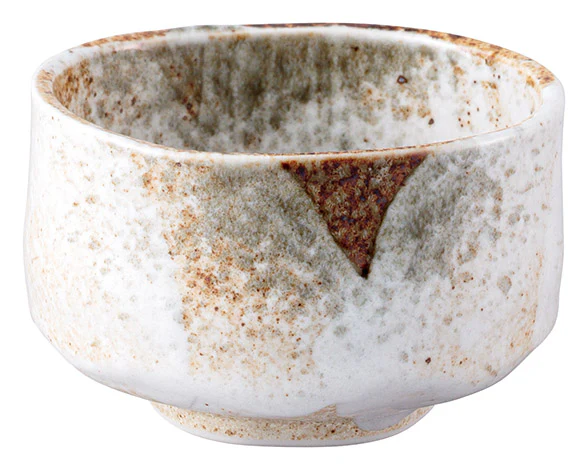 Seiangama: Snow Shino Matcha Bowl 雪志野抹茶椀