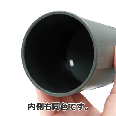 Seiwa 16338: Black Cylindrical Paper Canister 67 x 103 mm - Image 4