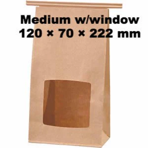 Seiwa: Wire Fold Craft Bags with Window - Image 4