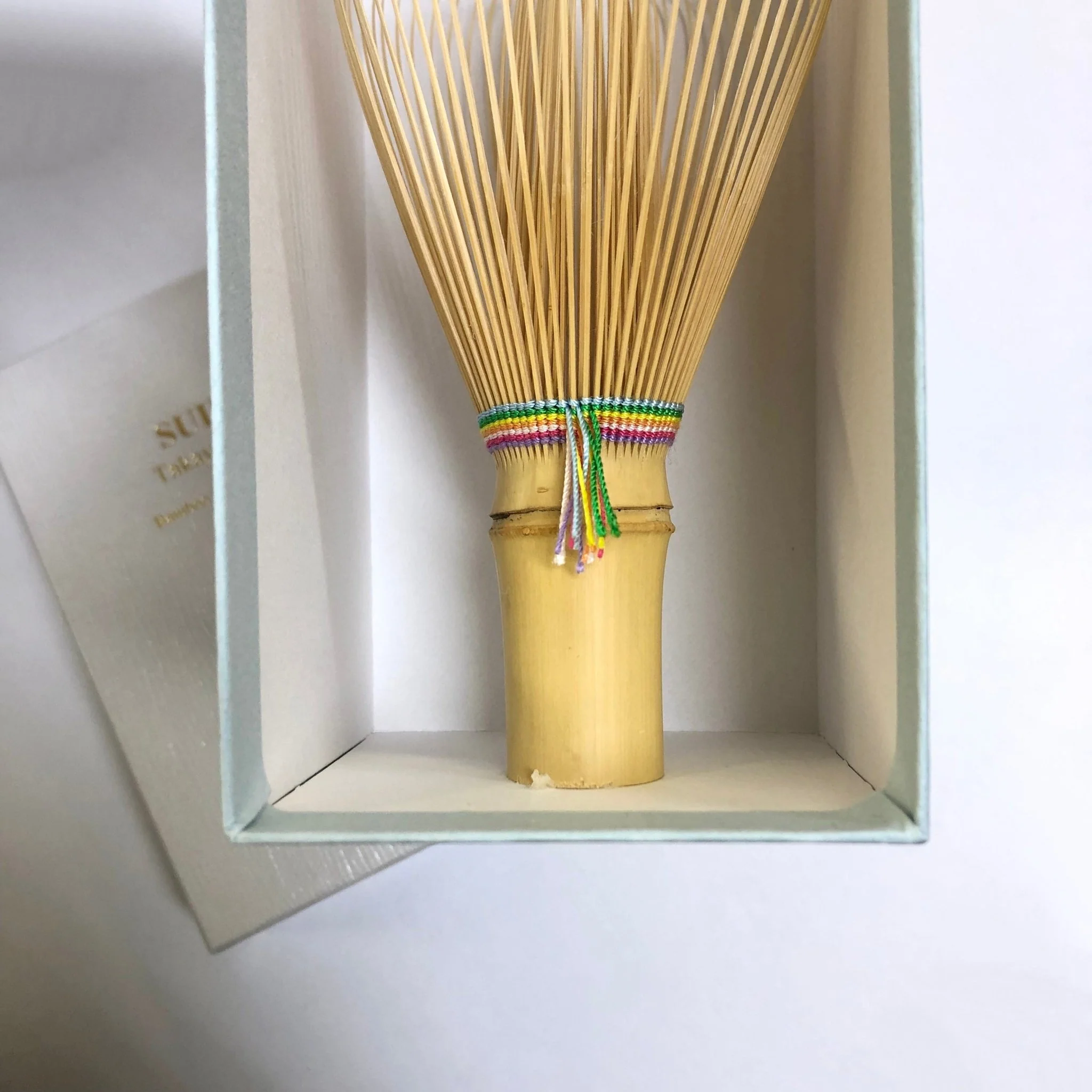 Suikaen: Chasen Matcha Whisk, Rainbow (Niji, 虹) - Image 2