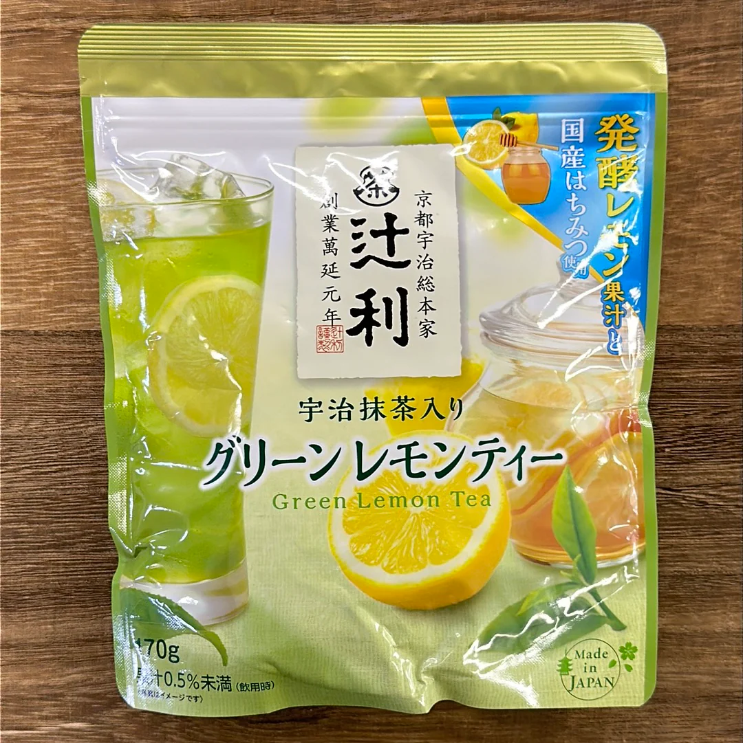 ( Not Available )#0689.KX Tsujiri Matcha Milk Green Lemon Tea with Uji Matcha Instant Powder
