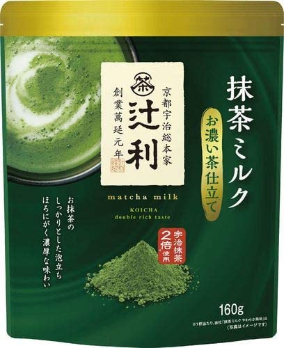 #0691.KX Tsujiri Matcha Milk Koicha Double Rich Instant Powder 150g - Image 2
