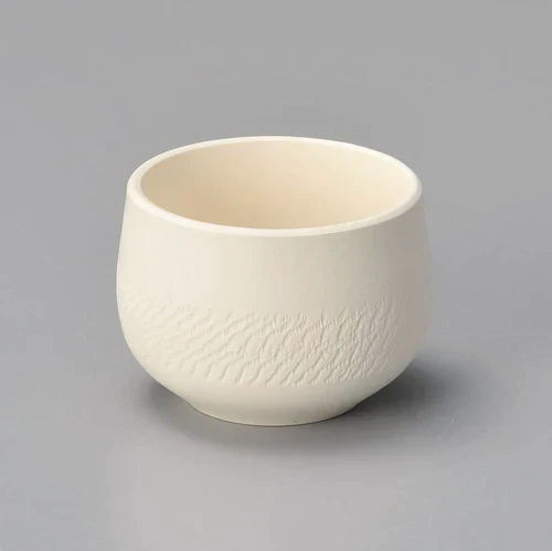 Yamaki ikai Y267: Tokoname white tea cup 常滑 陶仙ホワイト湯呑み
